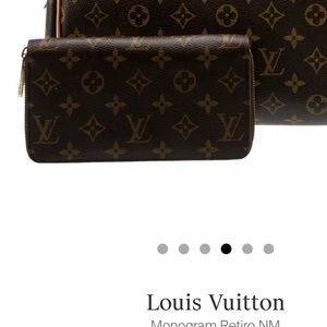 Louis Vuitton Monogram Retiro Wallet